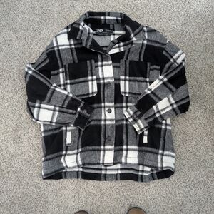 Zara Plaid Shacket